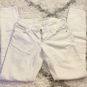 White wax jeans size 5